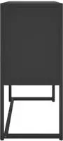 vidaXL Sideboard Schwarz 75x35x75 cm Stahl