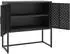 vidaXL Sideboard Stahl Schwarz 75x35x75cm