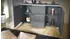 Vladon Faro V1 Sideboard 2 Türen, 4 Schubladen, LED-Lichtleiste, 138,5x75,5x35cm (50000184)