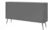 Selsey Ovarlo Sideboard 6 Fächer Schwarz Metallbeine 163cm