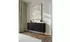 Selsey Ovarlo Sideboard 6 Fächer Schwarz Metallbeine 163cm