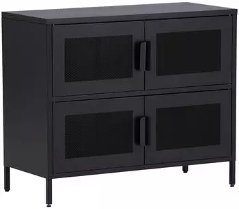 Venture Home Nett Sideboard Metall Schwarz 90x75x40cm (60-15629-208)
