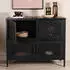 Venture Home Nett Sideboard Metall Schwarz 90x75x40cm (60-15629-208)