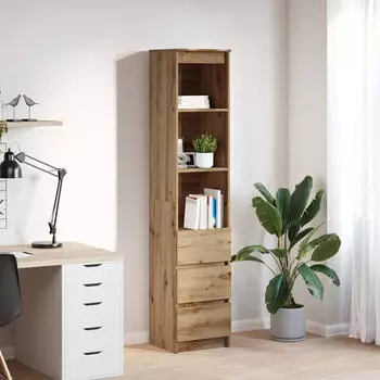 vidaXL Highboard Artisan Oak 37,5x35x180cm Holzwerkstoff
