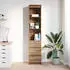 vidaXL Highboard Artisan Oak 37,5x35x180cm Holzwerkstoff