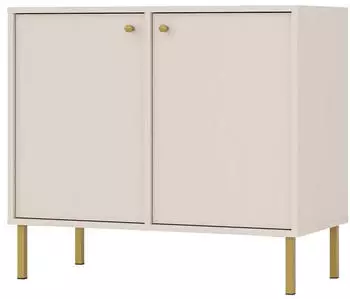 Masseno Torino Kommode 2 Türen, Beige, 84x74x41cm (812 TOKYO 2 KOMODA 2F BEŻ PIASKOWY)