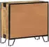vidaXL Sideboard 80x31x71cm Raues Mango-Massivholz