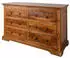 Massivmoebel24 Oxford Kommode Akazie massiv honig lackiert 145x58x90cm (09-330-610-0026)