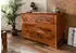 Massivmoebel24 Oxford Kommode Akazie massiv honig lackiert 145x58x90cm (09-330-610-0026)