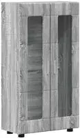 vidaXL Sideboard FLORIN Graues Sonoma 55,5 x 29 x 100 cm Holzwerkstoff