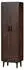 Woood Liya Hochschrank Mangoholz Dunkelbraun 60x200x35cm (Liya)
