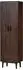 Woood Liya Hochschrank Mangoholz Dunkelbraun 60x200x35cm (Liya)