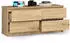 Akord Furniture Factory Kommode K120 4 Schubladen Artisan-Eiche 120x40x55cm (K120)