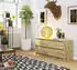 Akord Furniture Factory Kommode K120 4 Schubladen Artisan-Eiche 120x40x55cm (K120)