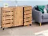 MCW MCW-M46 Sideboard 3 Türen 8 Staufächer 120x88x34cm naturfarben (92333)