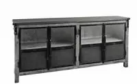 Sideboard Mango 180x40x90 Grau Lackiert Heavy Industry 150