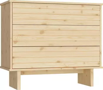 Karup Kommo Kommode 3 Schubladen Kiefer massiv natur lackiert (53550722-0)