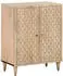 vidaXL Beistellschrank Massivholz Mango 60x33x75cm (358250)