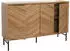 MCW Sideboard M50 Holz, 151x94x40cm, Natur/Beige (MCW-M50)