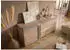 Massivmoebel24 Amsterdam 111 Sideboard Akazie 180x45x75cm beige lackiert (09-312-877-1011)