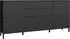 Borchardt-Möbel Haama Sideboard 4-türig 4 Schubladen 166cm schwarz matt (Haama Sideboard)