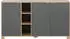 Schildmeyer Anouk Midischrank 144,5x39x78,1cm Eiche hellfarbig/Basaltgrau (701769)