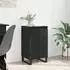 vidaXL Sideboard Schwarz Eichen-Optik 40x35x70cm Holzwerkstoff 1-türig (881689)