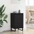 vidaXL Sideboard Schwarz Eichen-Optik 40x35x70cm Holzwerkstoff 1-türig (881689)