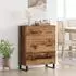 vidaXL Sideboard Altholz 69,5x34x90cm Verbundholz und Eisen (881522)