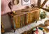 Massivmoebel24 Sixties #111 Sideboard Altholz massiv 150x45x86cm mehrfarbig lackiert (09-312-815-0011)