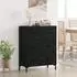 vidaXL Sideboard mit Schubladen Schwarz Eichen-Optik 69,5x34x90cm (881506)