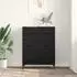 vidaXL Sideboard mit Schubladen Schwarz Eichen-Optik 69,5x34x90cm (881506)