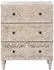 vidaXL Sideboard Weiß Massivholz Mango 60x33,5x75cm