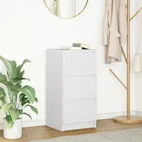 vidaXL Sideboard Wei&szlig; 37,5x35x76 cm Holzwerkstoff