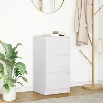 vidaXL Sideboard Wei&szlig; 37,5x35x76cm Holzwerkstoff (861724)