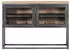 vidaXL Sideboard Akazienholz Massiv Grau 100x30x70cm