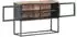 vidaXL Sideboard Akazienholz Massiv Grau 100x30x70cm
