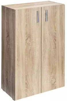 Casaria Highboard Vela 2 T&uuml;ren 115,5x60x30cm Eiche (106609)