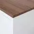 MCW Kommode L84 2 Türen Metall Melamin beschichtet 90x90x40cm, weiß (MCW-L84)