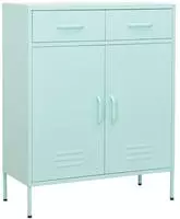 vidaXL Lagerschrank Minzgr&uuml;n 80x35x101,5 cm Stahl