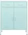 vidaXL Aufbewahrungsschrank Stahl Mintgrün 80x35x101,5cm