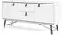 ebuy24 Rye Sideboard 150cm, 2 Türen, 2 Schubladen, Mattweiss (07-44249)