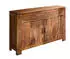 Massivmoebel24 SHAMAN #60 Kommode Akazie Honig lackiert 120x45x90cm (05-330-610-1011)