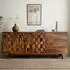 Finebuy Sideboard Sheesham Massivholz 175cm 2 Türen 3 Schubladen Industrial (FB111019)