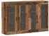 vidaXL Wandmontierte Schränke 2 Stück Altholz-Optik 69,5x34x90cm (3394581)
