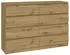 CdF Artisan Kommode 8 Schubladen, 138cm breit, Eiche (40x97x138cm)