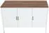 MCW Kommode L84 3 Türen Metall Melamin beschichtet 120x90x40cm, weiß (MCW-L84)