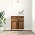 vidaXL Sideboard Altholz-Optik 60x35x70cm Verbundholz und Eisen (881723)