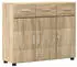 vidaXL Florin Sideboard Sonoma-Eiche 88,5x30,5x73cm Holzwerkstoff
