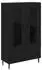 vidaXL Highboard Schwarz Eichen-Optik 69,5x31x115cm Holzwerkstoff (882543)